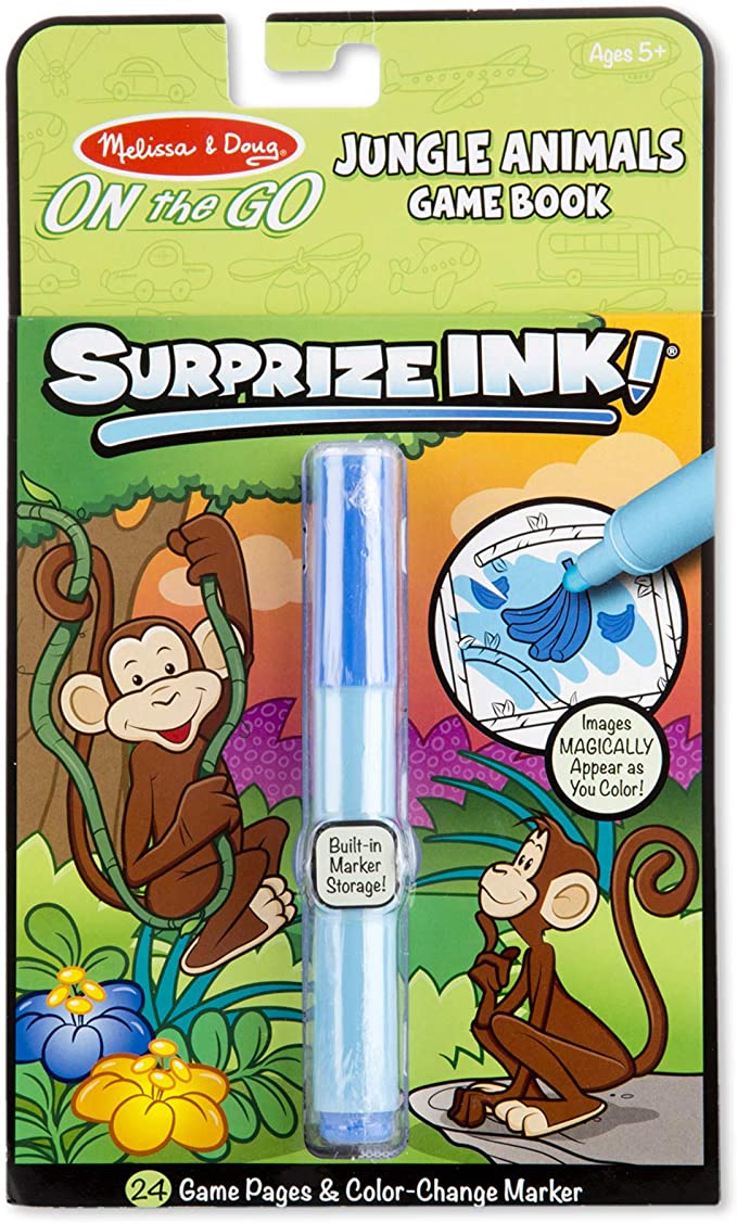 Melissa & Doug On The Go Surprize Ink! Jungle Animals Activity Book